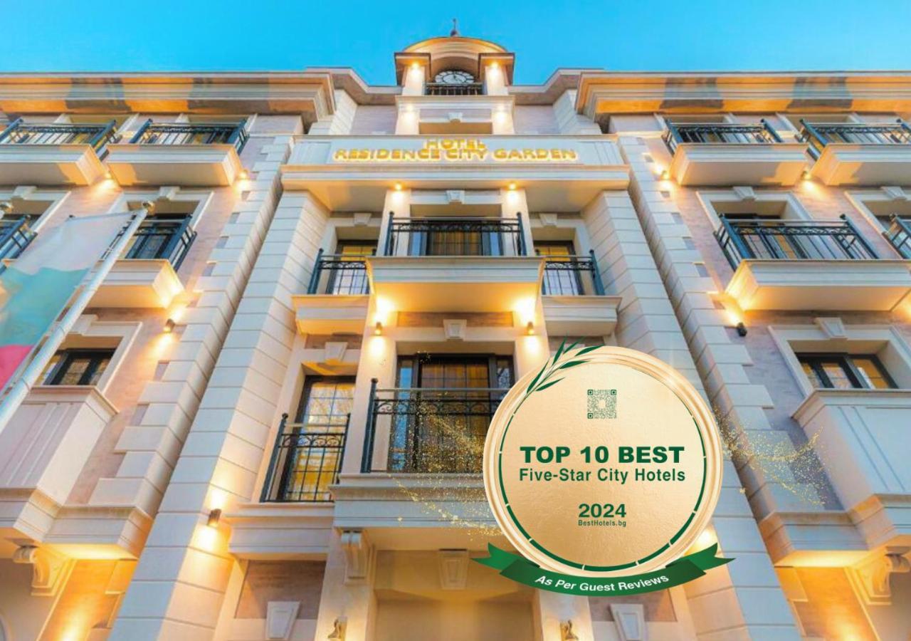 Residence City Garden - Certificate Of Excellence Top 10 Best Five-Stars City Hotels For 2024 Awarded By Htif Plovdiv Luaran gambar